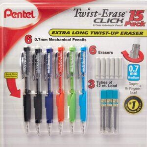 Pentel Twist-Erase Click Mechanical Pencil Set